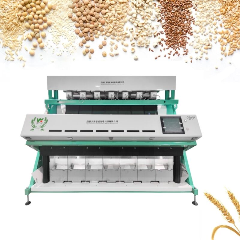 Wenyao 7 Chute Intelligente CCD-Kamera Farbsorter für Getreide Optische Sortierung Mais Mais Farbsorter Maschine für Getreide Nuss Reis