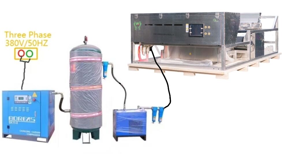 Wenyao Juniper Berry Color Sorter Wide Belt Stainless Steel Blueberry Strawberry Raspberry Color Sorting Machine Factory Price with CE Certificate Remote Control