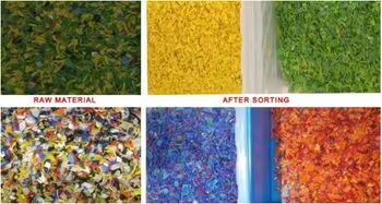 Intelligent Plastic Color Sorter with 4-10TPH Output and ≥99.99% Sorting Accuracy for PET, PC, HDPE, PVC Flakes