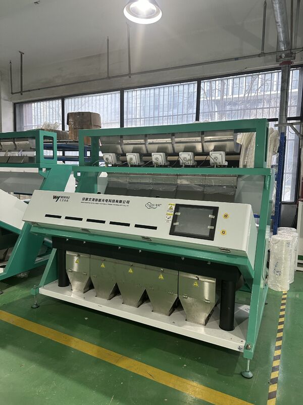 Wenyao 5 Chute Intelligente optische Sortierer Automatische Walnuss Farb Sortierer Kernel und Shell Pine Nut Farb Sortierer