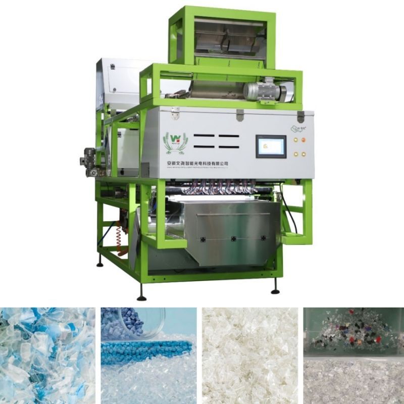Wenyao Industrial Farbsorter mit hoher Sortiergenauigkeit für recycelte Kunststoffe Metall Kunststoff PVC PET Flakes Farbsortermaschine mit WIFI-Fernbedienung