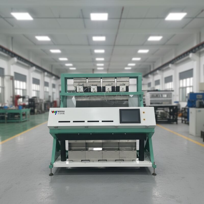 WENYAO Intelligente 4-Schacht-Optik-Getreidesortiermaschine Hohe Genauigkeit und 2-4 T/H Kapazität Reis-Weizen-Sortiermaschine