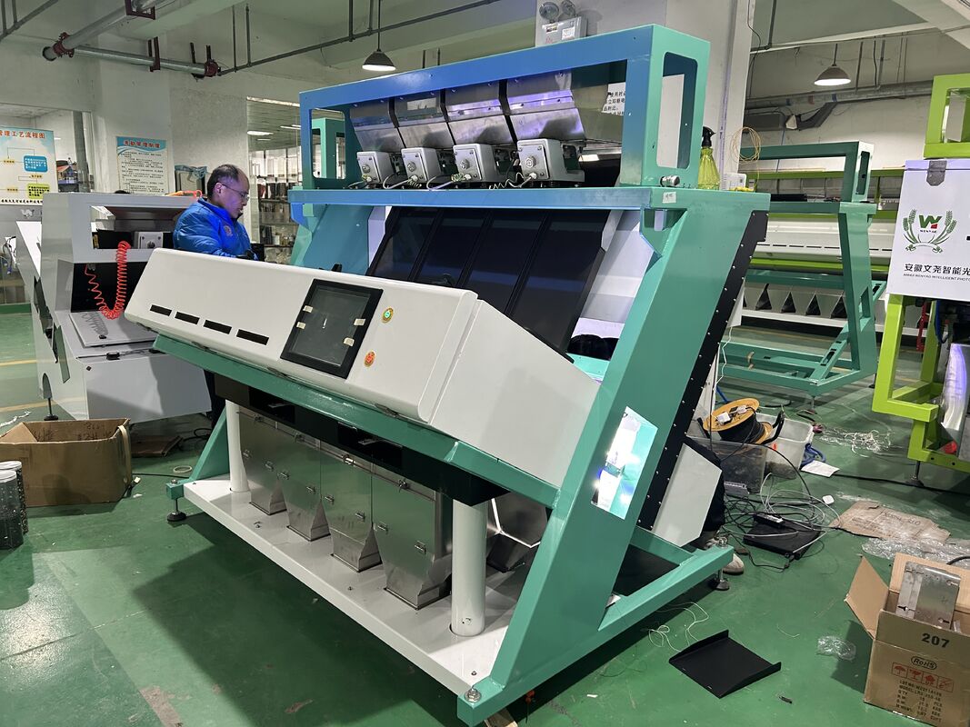 WENYAO Intelligente 4-Schacht-Optik-Getreidesortiermaschine Hohe Genauigkeit und 2-4 T/H Kapazität Reis-Weizen-Sortiermaschine