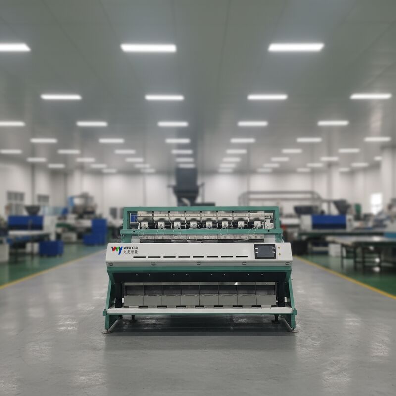 WENYAO 8 Kanäle Impuls Sortiermaschine für Linsen, Kichererbsen, optische Bohnen Farbsortierer zu verkaufen
