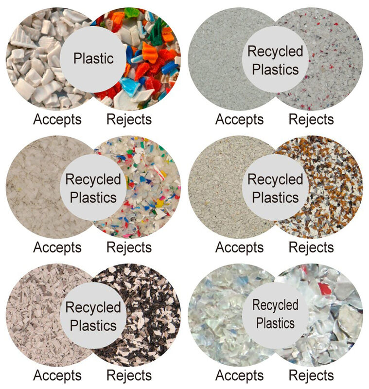 WENYAO Wirtschaftlicher Kunststofffarbsorter Kleine Kapazität für Start-up-Recyclinggeschäft toshiba Ccd Kunststoffsorter