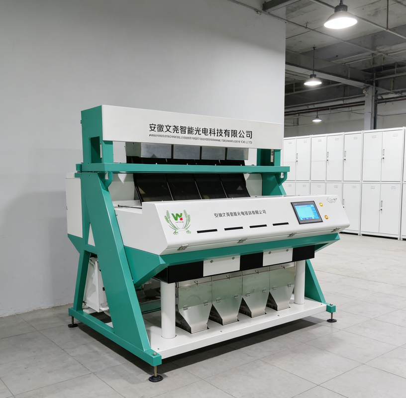 WENYAO Professional Japan for CCD Sensor Grain Sorting Machine with 2400-4000kg Capacity 0.999 Accuracy for Rice/Bean/Grain