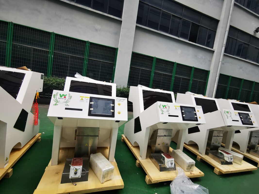 Wenyao Farbsorter für Kürbis Cashew Erdnuss Mandelform Sorter Optische Sortiermaschine für Nüsse Samen China Reinigungsgeräte