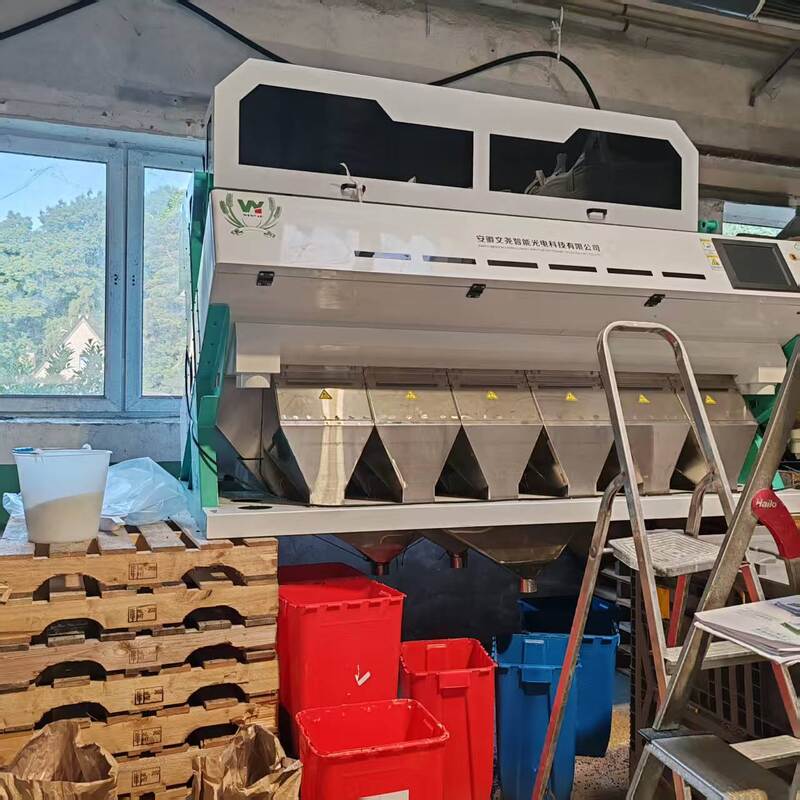 Wenyao High Technology Coffee Color Sorter Machine  White Beans CCD Optical Color Sorter Mung Beans Peas  Chickpeas