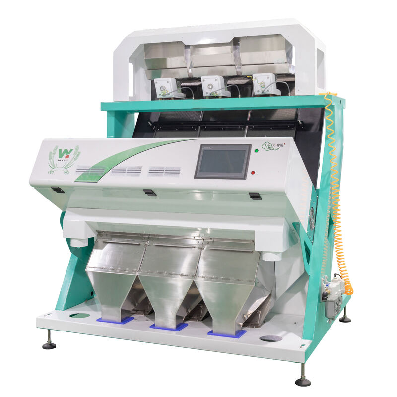 Intelligenter Buchweizen-Farbsorter Weizen Hafer Quinoa Trennmaschine 3 Schuppen 6 Kameras