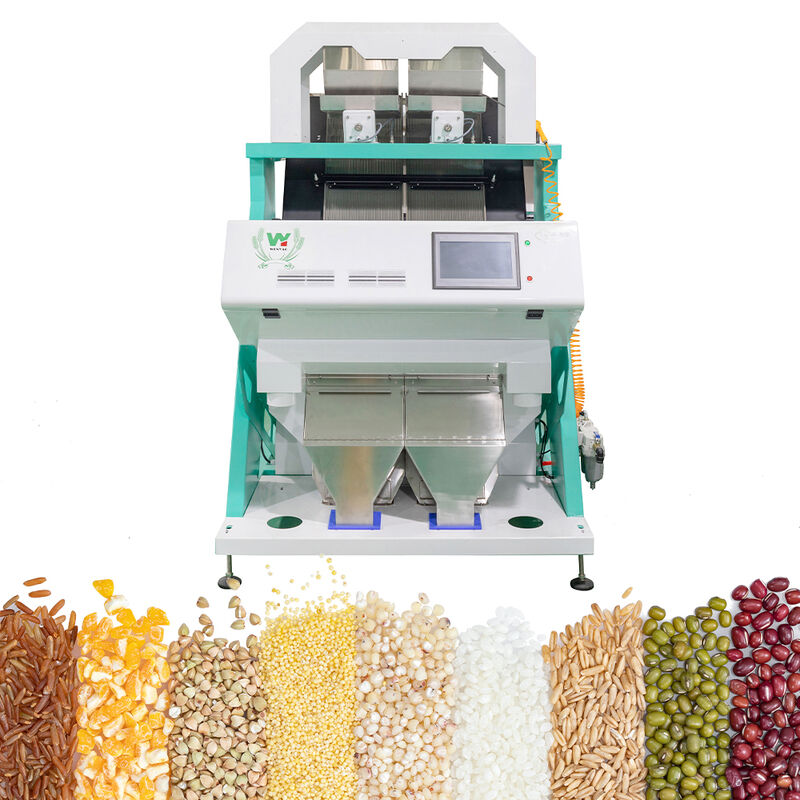 Automatischer Bohnen-Farbsortierer, Kaffeebohnen-Sortiermaschine, multifunktionaler Separator für Sojabohnen, Linsen, Kichererbsen
