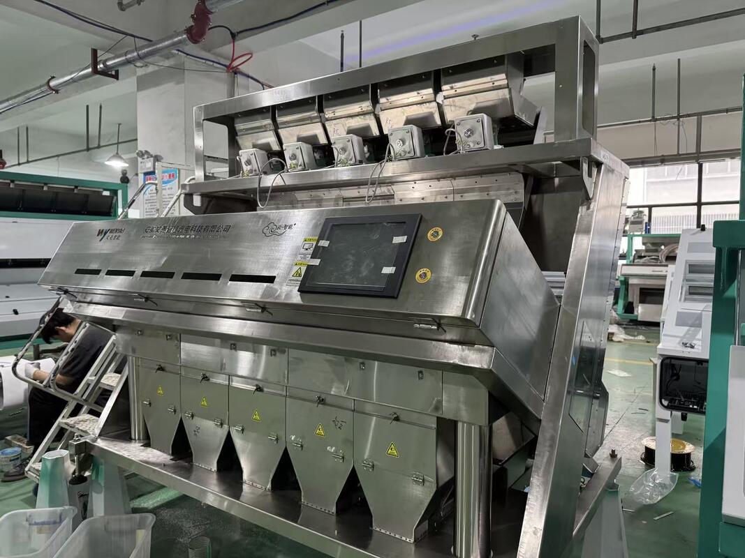 WENYAO Full 304/316 Edelstahl Intelligente Farbsortiermaschine Salzfarbsorter Unreinheiten entfernen