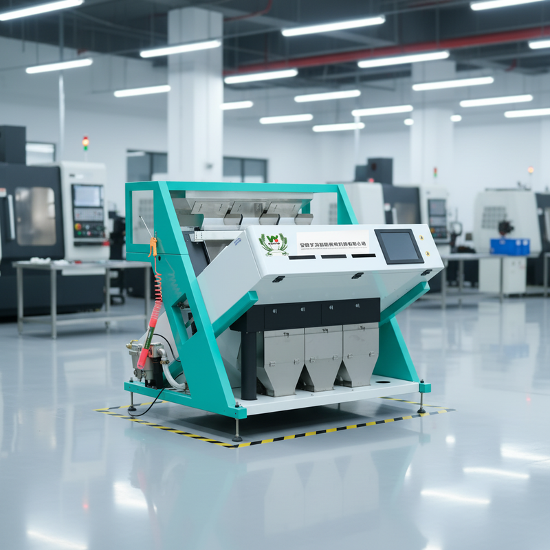 Wenyao Sojabohnen Mais Zucker Kaffee Bohnen Farbsortiermaschine Neues Design Vollautomatische Farbsortiermaschine