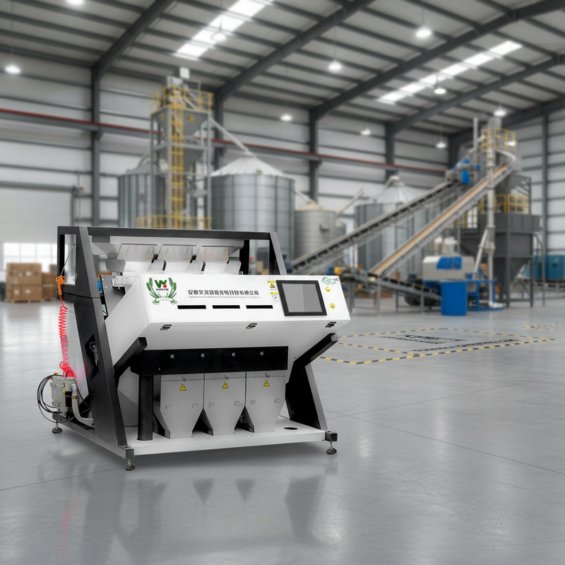 Wenyao Sojabohnen Mais Zucker Kaffee Bohnen Farbsortiermaschine Neues Design Vollautomatische Farbsortiermaschine
