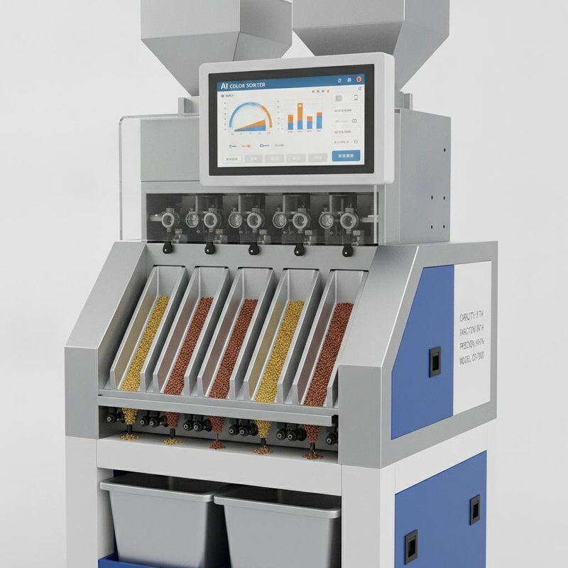 Automatisch 7 Chute Style Hochtechnologie KI Roseship Saatgut Raps Farb Sorter Maschine