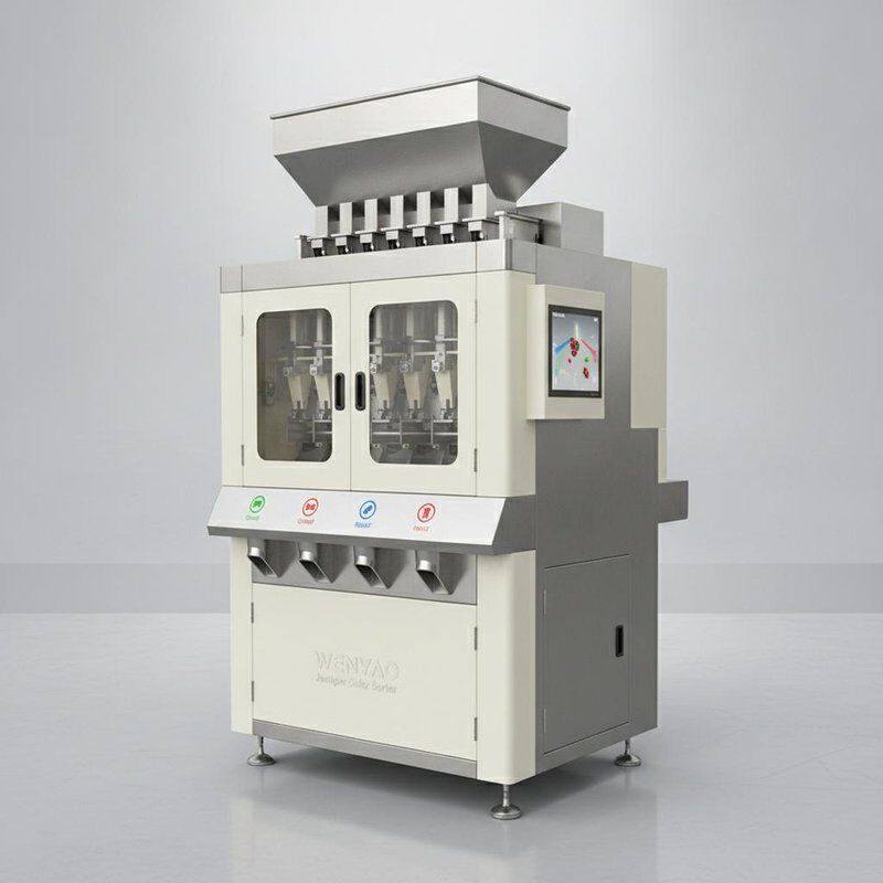 Juniper Farbsorter mit 5400 Toshiba Kamera 3-5Ton/Stunde Sortiergewicht und Metallexektor von WENYAO