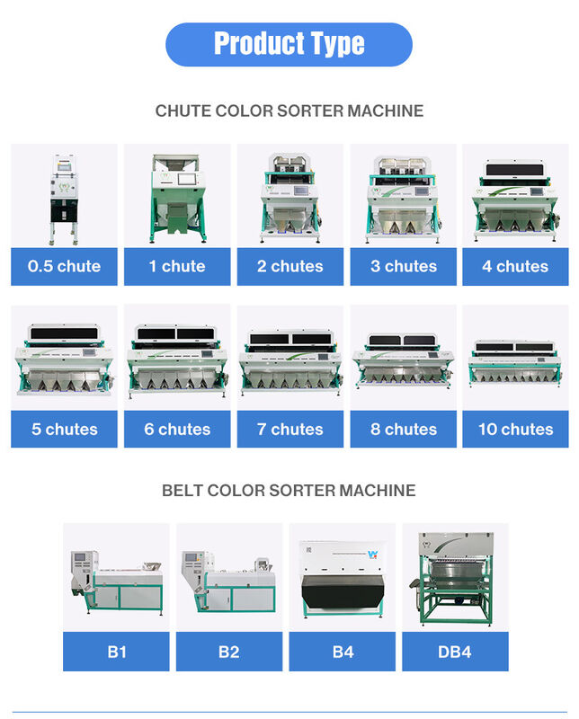 WENYAO Intelligent Self-Calibrating Grain Separator Low Air Consumption High Purity Processing Machine Grain Color Sorter