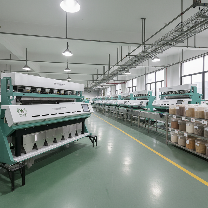 High Precision Multi Grain Rice Wheat Corn Bean Seed Color Sorter machine  CCD Optical Sorting Machine