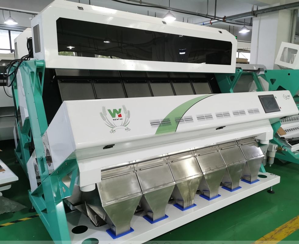 Intelligente optische Gartenbohne-Farbsortierende Maschine RGB im China-Bohnenfarbsortierer