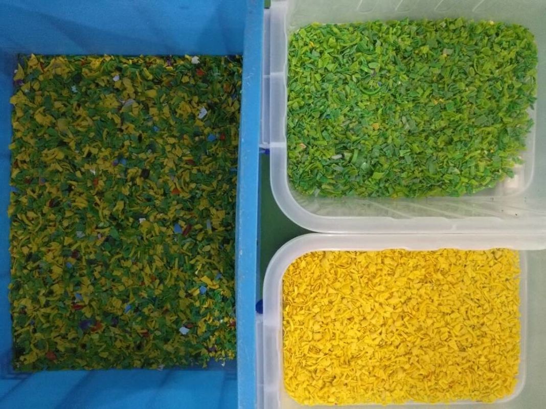 Kunststoffrecyclingmaschine Ccd Vollfarbe Kunststofffarbsorter Abfallverarbeitung