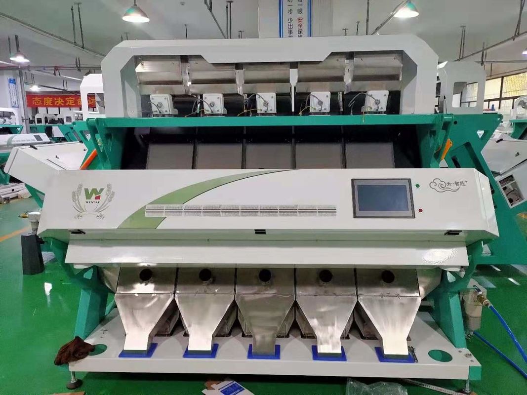 Blaue Plastikfarbsortierende Maschine für Plastikfarbsortierer-Produktlinie