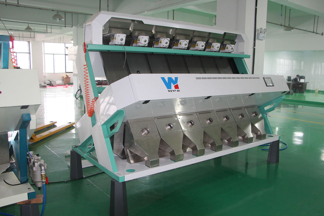 7 Kanal-automatische Farbsortierende Maschine des Rutschbuchweizen-Farbsortierer-448