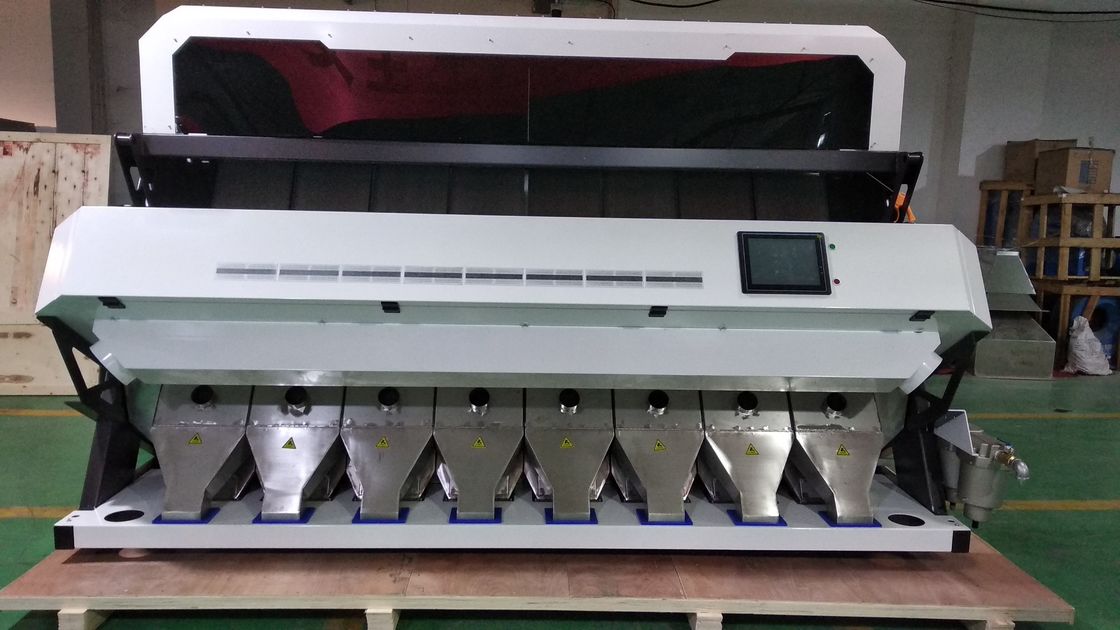 Hoher Rutschweizen-Farbsortierer des Durchsatz-8, CCD-Weizen-sortierende Maschine