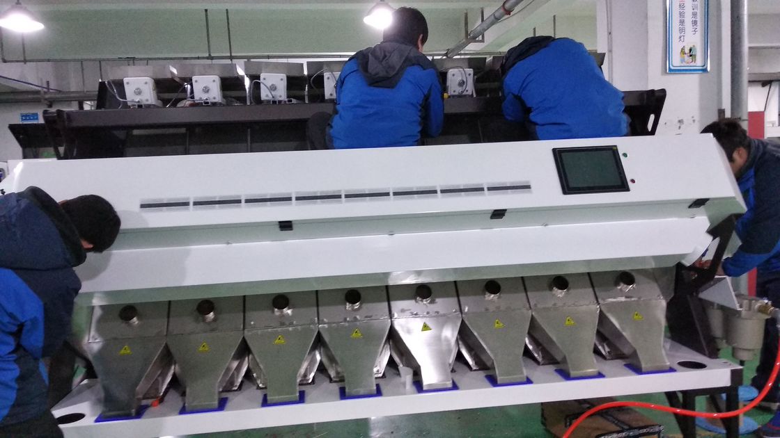 Hoher Rutschweizen-Farbsortierer des Durchsatz-8, CCD-Weizen-sortierende Maschine