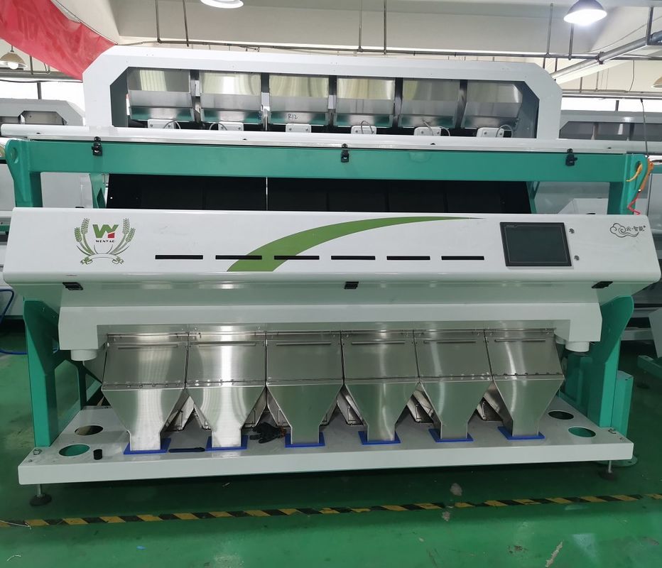 Landwirtschaftlicher Chili Seed Color Sorter 6 Rutschen 384 Kanäle