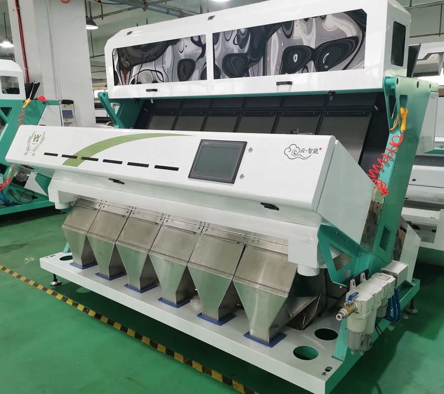 Multifunktionssortierer der farbe1100kgs, Hirse-Getreide-Farbsortierer mit Metallejektor