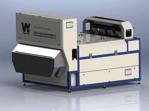 Neue Edelstahl-automatische Erz-Pulver-Farbsortierende Maschine des Entwurfs-2022 für Erz-Mineral