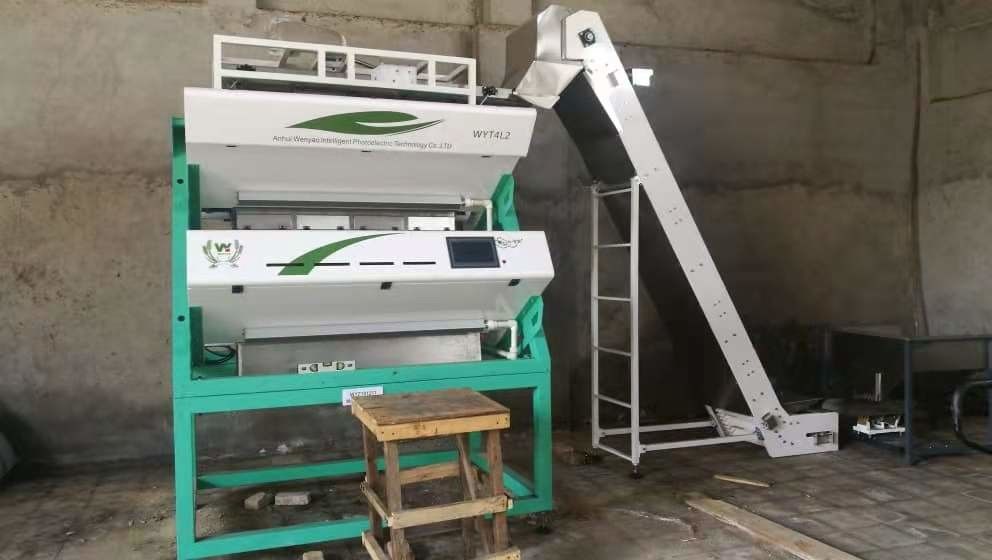 2 Schichten Tee-Farbsortierer-Maschinen-Japans Toshiba Sensor-