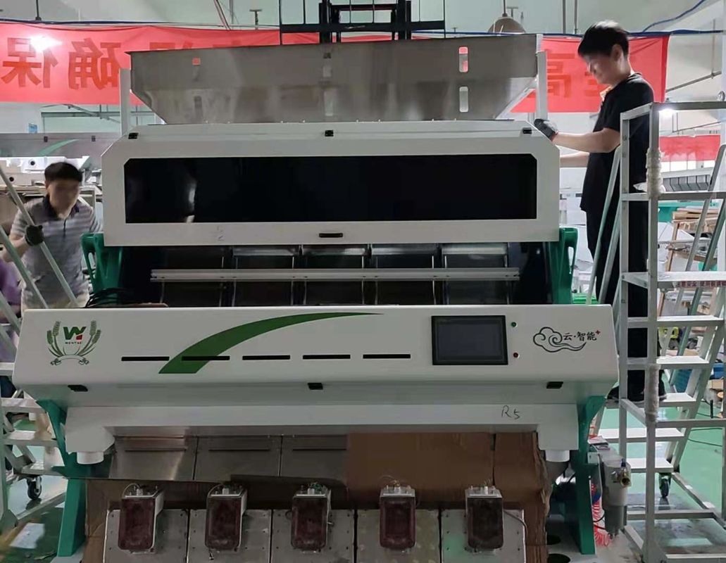 Dall-Sojabohnen-Linsen optischer Durchsatz der Rgb-Kamera-Farbsortierenden Maschinen-5000kg/H