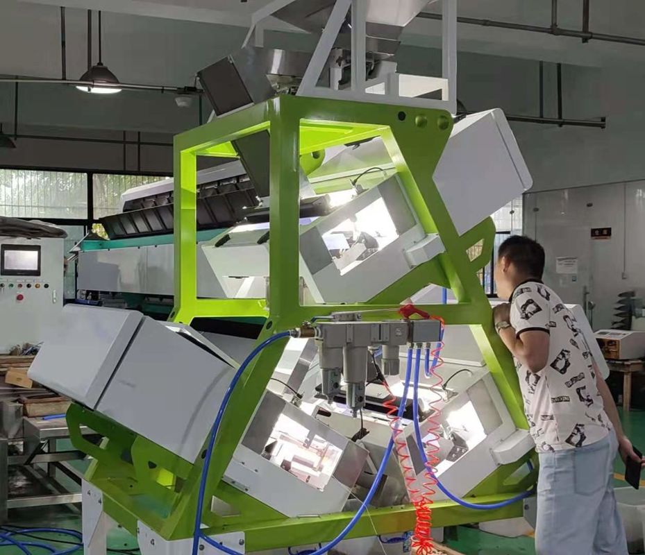 Neue grüner Tee des Entwurf Nikon-Linsen-Tee-Farbsortierer-Schwarzen sortierende Maschine mit CCD-Sensor
