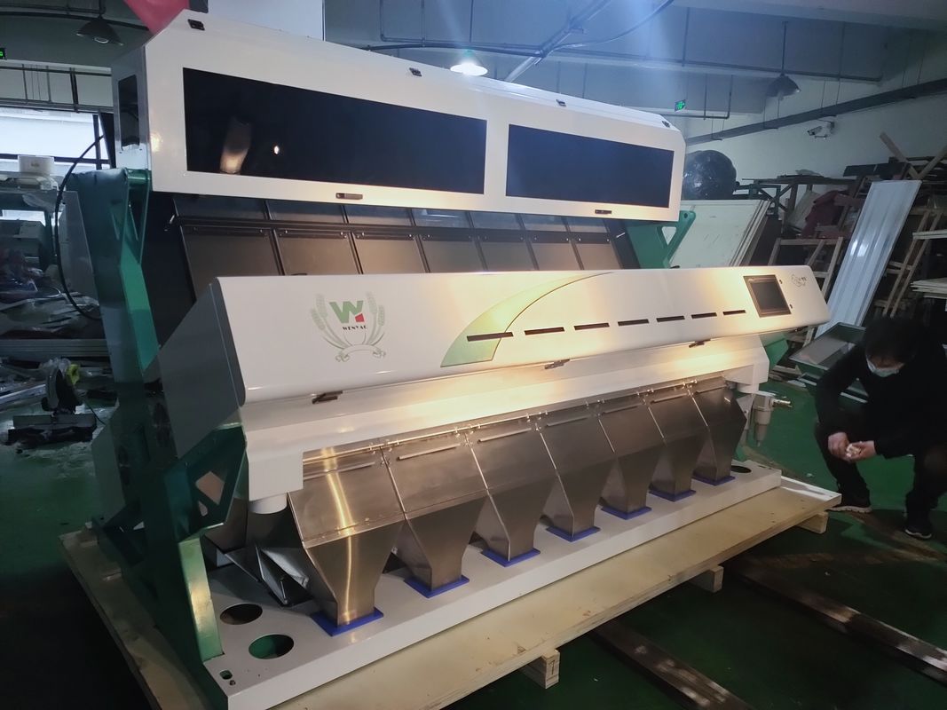 Pp.-Haustier PVC-ABS Film blättert Wenyao Color Sorter 5 Rutschen 320 Kanäle ab