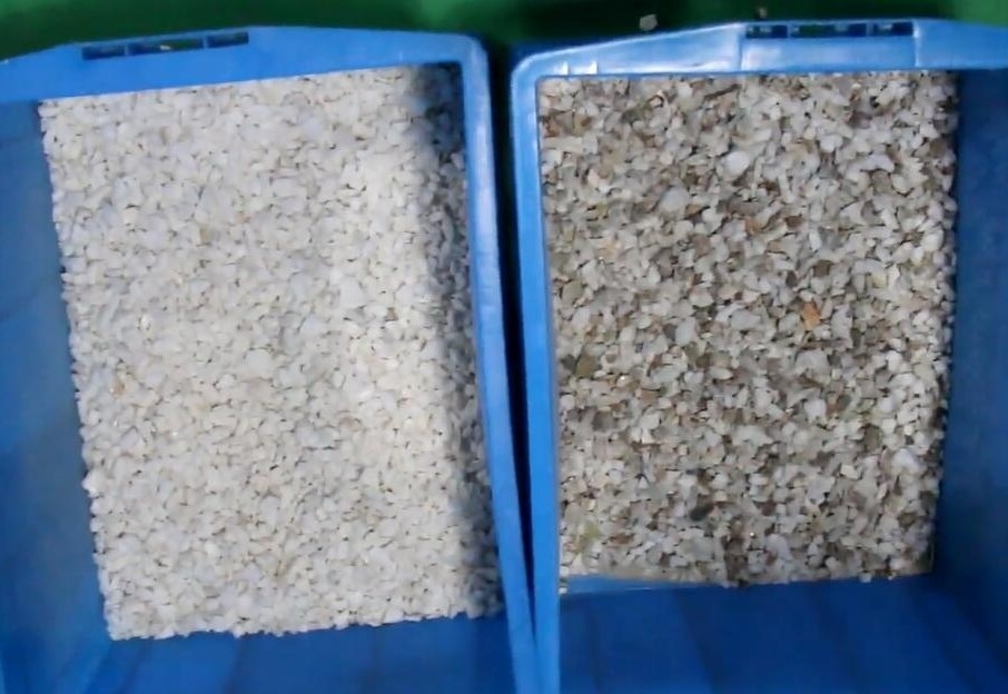 Mini Minerals Sand Powder Ore-Farbsortierer-automatische Datenverarbeitung