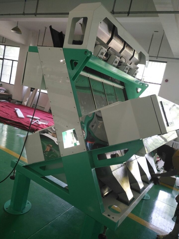 Wenyao Rice Color Sorter Four transportiert mit WIFI-Fernsteuerungsservice auf einer Rutschbahn