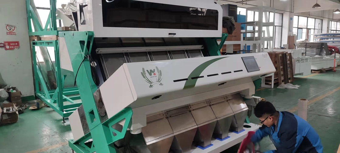 Hagebutte Berry Mustard Seed Color Sorter Sortierer des indischen Sesams Farbfünf Rutschen