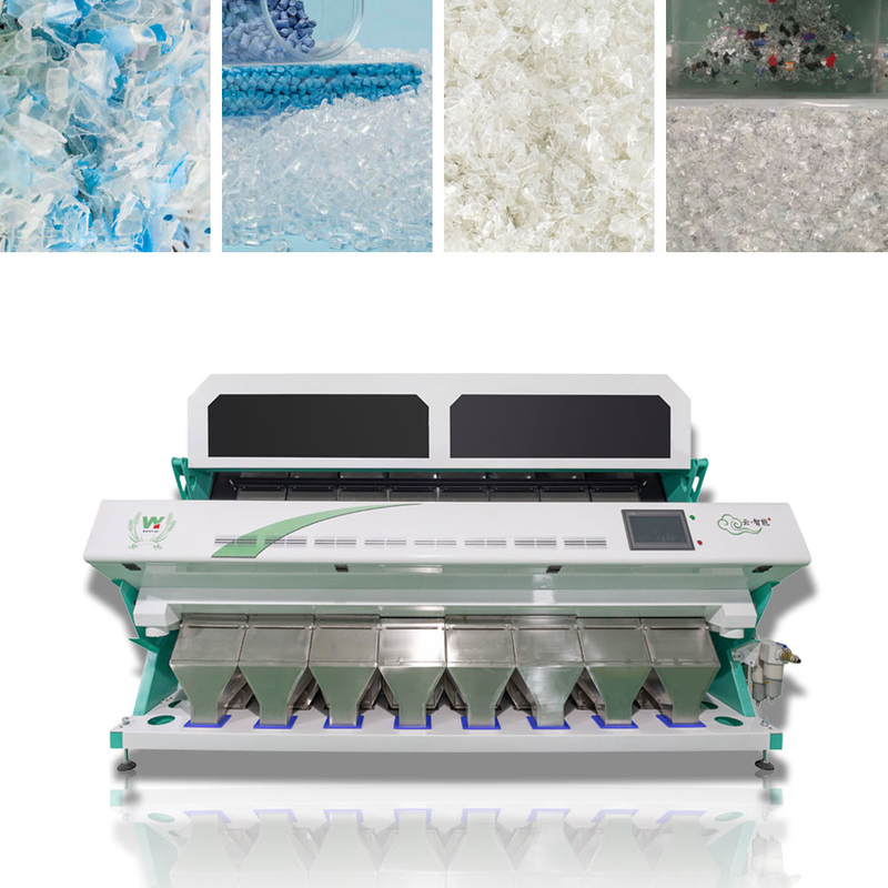 Wenyao-HAUSTIER-PVCs pp. HDPE Rutschen des PS-Plastikfarbsortierer-8 512 Kanäle