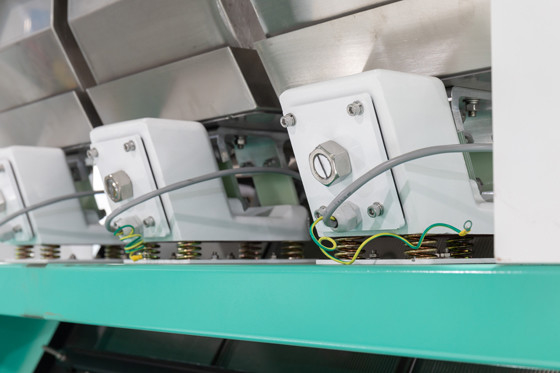 Sojabohnen-Farbsortierende Maschinen-Soja-Bean Color Sorters 99,90% RGB-CCDs 6 Rutschgenauigkeit