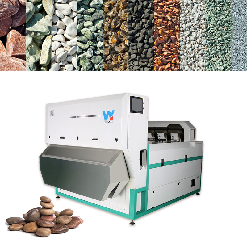 Hohe Leistungsfähigkeits-automatische sortierende Mineralmaschine für Quarz-Stein 1000kg/H