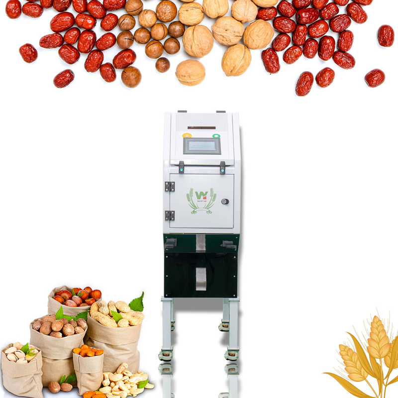 Rutsche 32 der Farbsortierenden Maschinen-1 lenkt Mini Rice Coffee Bean Color-Sortierer-Korn-sortierende Maschine