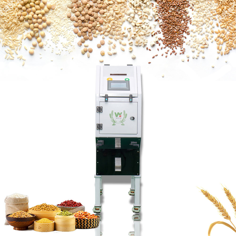 Rutsche 32 der Farbsortierenden Maschinen-1 lenkt Mini Rice Coffee Bean Color-Sortierer-Korn-sortierende Maschine