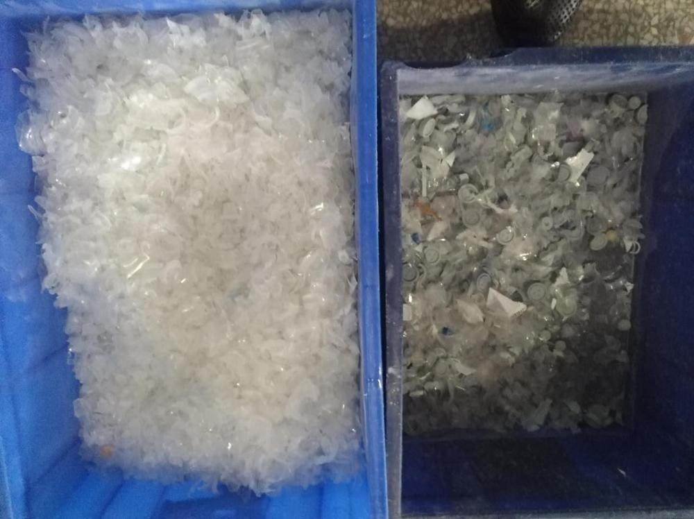7 Haustier PVC-ABS Flocken der Rutschebilligste pp. färben sortierende Maschine für Plastikwiederverwertungslinie