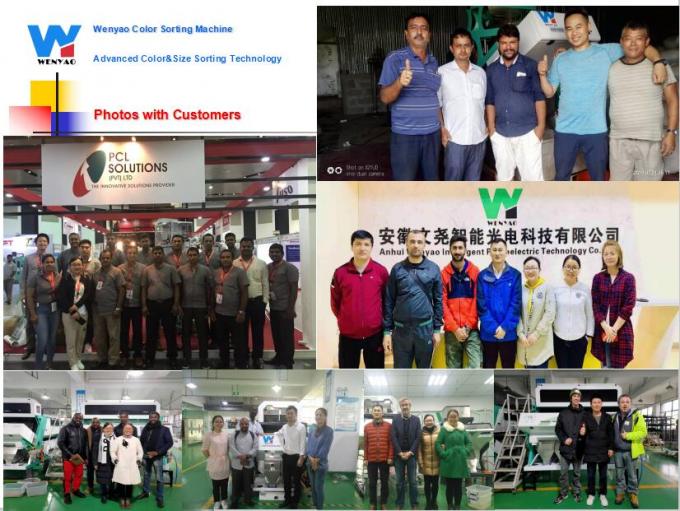 6 Schieber Intelligente optische CCD Kamera PET PVC HDPE Kunststoff Farbsorter Wifi Fernbedienung 12