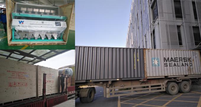 Intelligente Pflaumen Blaubeere Kohl Kiwicha gebratene Zwiebel Gemüse Obst Farb Sortiermaschine für die landwirtschaftliche Verarbeitung 23