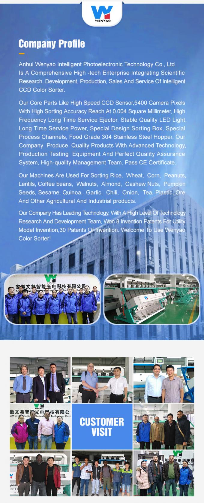Wenyao optischer Kleinsortierer Sonnenblumenkerne Farbsorter/Sortiermaschine Farbsorter Sonnenblumenkerne Farbsorter 11