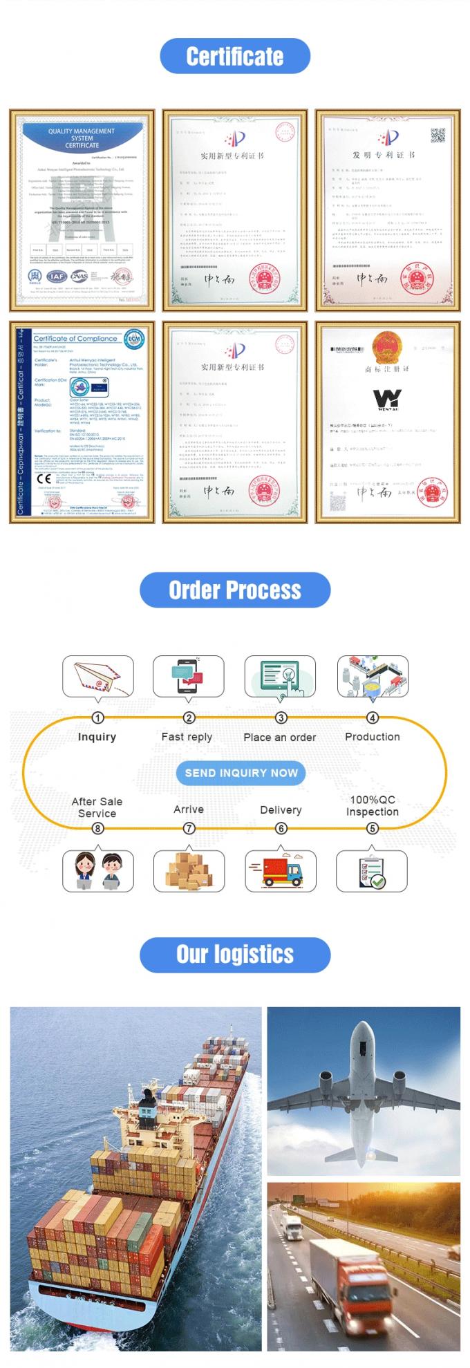 Wenyao 3 Chute Intelligente Sortiermaschine für Karamomfarben 13
