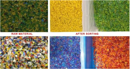 Weanyao hoch effiziente Polymer Sorter Maschine PET Flaschen Flakes Kunststoff Farb Sorter Maschine 10