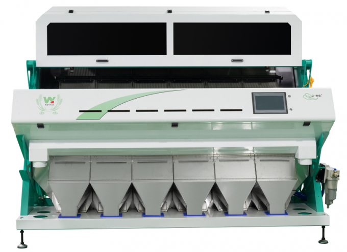 Intelligente 6 Chute Cashew-Nuss Farbsortiermaschine mit Toshiba CCD-Sensor und RGB-Kamera 5