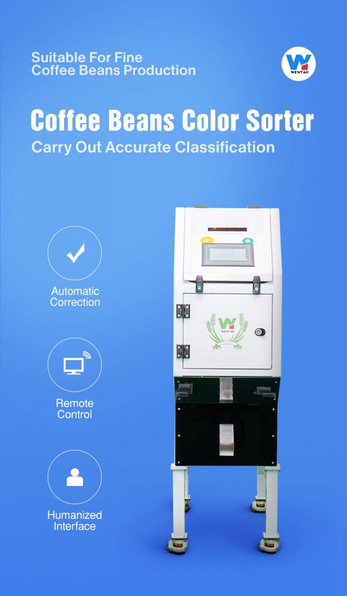 Weanyao Multifunktionsanpassbare CCD-Kamera Grüne und geröstete Kaffeebohnen Farbsortiermaschine 0